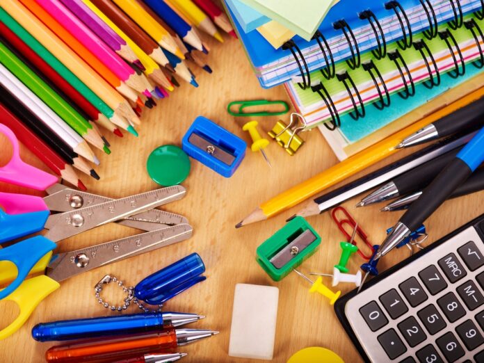School,Office,Supplies,On,Board.